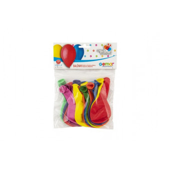 Balonek/Balonky nafukovací 10' 10cm 15ks v sáčku karneval
