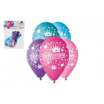 Nadmuchiwany Balon Księżniczka/Balony 12'' średnica 30cm 5szt w woreczku