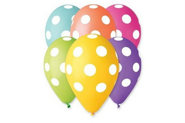 Balonek/Balonky nafukovací puntík průměr 30cm