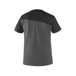 T-shirt CXS OLSEN, krótki rękaw, kolor ciemnoszary-czarny, rozmiar XL