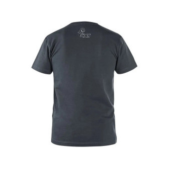 Tričko CXS WILDER, krátký rukáv, potisk CXS logo, tmavě šedá, vel. M