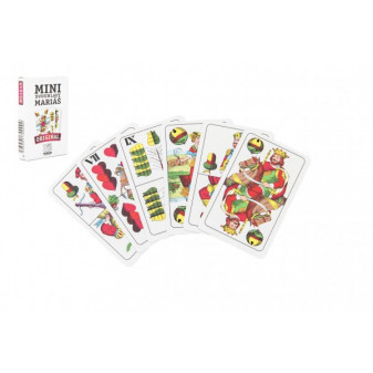 Mariáš MINI dvojhlavý spoločenská hra karty 32ks v papierovej krabičke 5x7cm