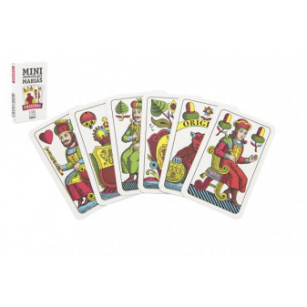 Mariáš MINI jednohlavý spoločenská hra karty v papierovej krabičke 4,5x7cm
