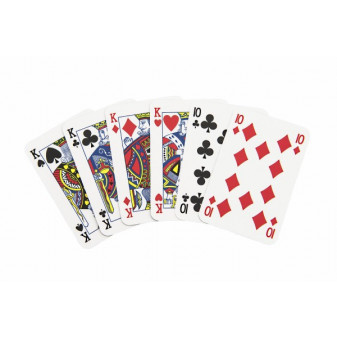 Poker společenská hra karty v papírové krabičce 6x9cm