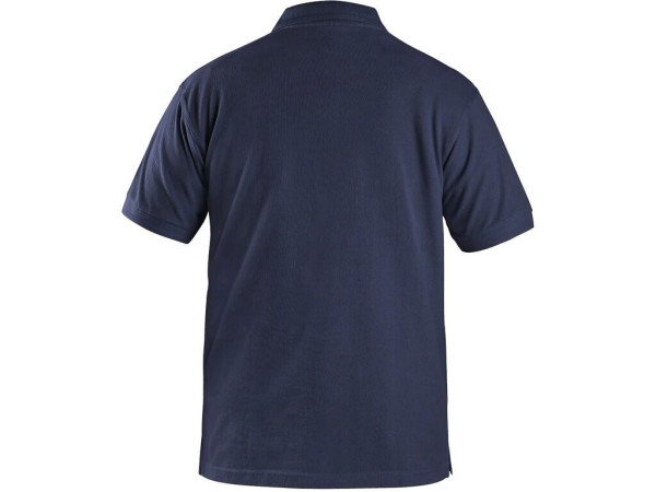 Koszulka polo CXS MICHAEL, krótki rękaw, kolor granatowy, rozmiar XL
