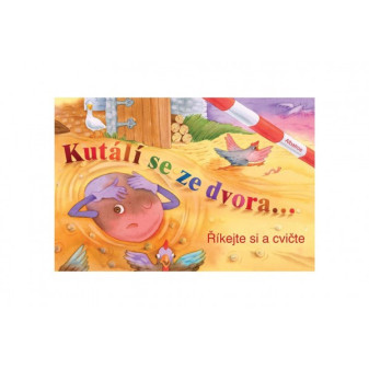 Knížka Kutálí se ze dvora CZ text 24x16cm 24m+