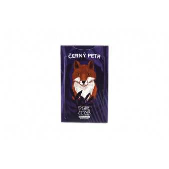 Čierny Peter zvieratká spoločenská hra karty v papierovej krabičke 6,5x10,5x1cm