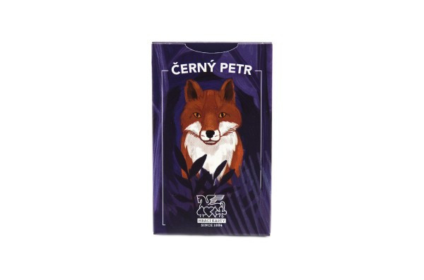Černý Petr zwierzęta karty do gry planszowej w papierowym pudełku 6,5x10,5x1cm
