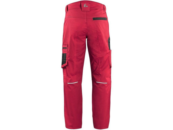 Kalhoty CXS SOLIS FLEX, pánské, červeno-černé, vel. 60