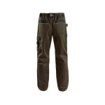Kalhoty CXS ORION TEODOR, pánské, hnědo-černé, vel. 50