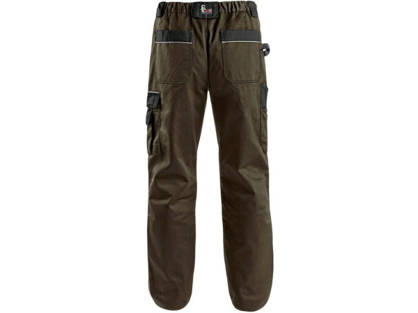 Kalhoty CXS ORION TEODOR, pánské, hnědo-černé, vel. 50