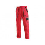 Kalhoty CXS LUXY ELENA, dámské, červeno-černé, vel. 56
