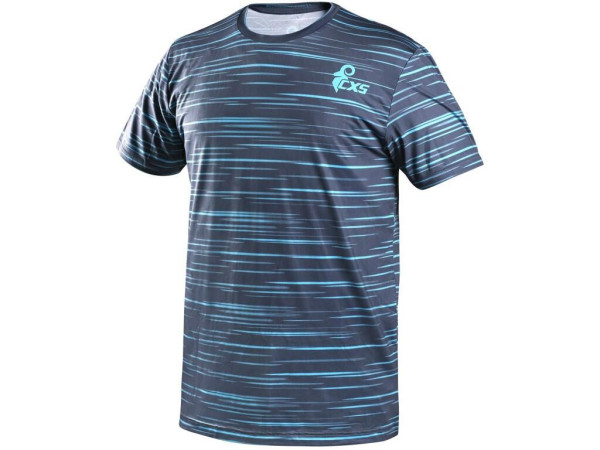 Tričko CXS SPORTY COOL, krátký rukáv, modré, vel. XL