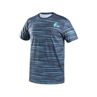Tričko CXS SPORTY COOL, krátký rukáv, modré, vel. 2XL