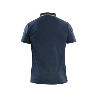 Polokošile CXS HENRY, pánské, krátký rukáv, modro-bílá