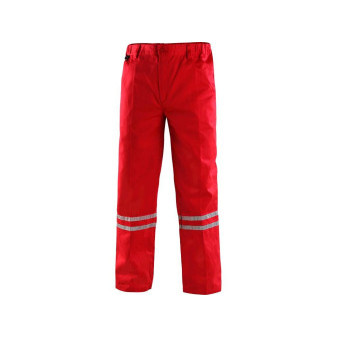 Kalhoty do pasu červeno-černé pánské
