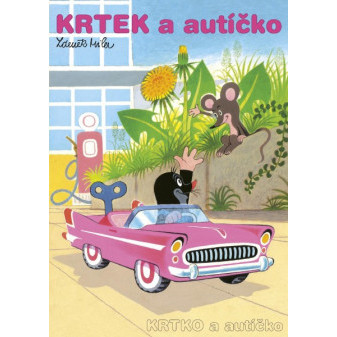 Omalovánky Krtek a autíčko A4
