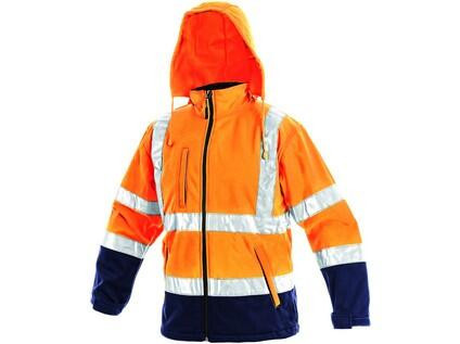 Pánská reflexní bunda DERBY, oranžovo-modrá, vel. XL