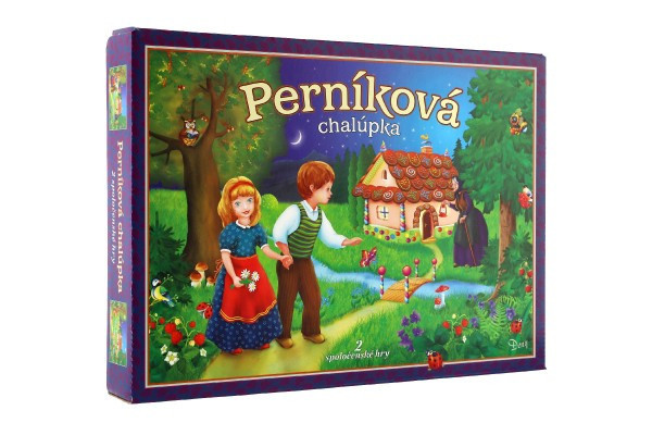 Perníková chalúpka verze SK 2 společenské hry v krabici 34x25x4cm