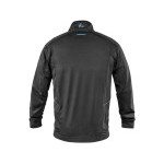 Mikina CXS LEONIS, pánská, černá s HV modro/červenými doplňky, vel. 3XL