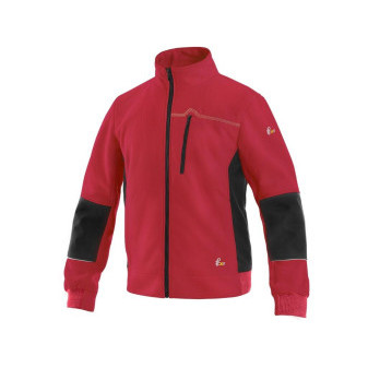 Mikina CXS TEXAS, pánská, červeno - černá, vel. 2XL