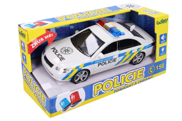 Samochód policyjny z efektami 24 cm