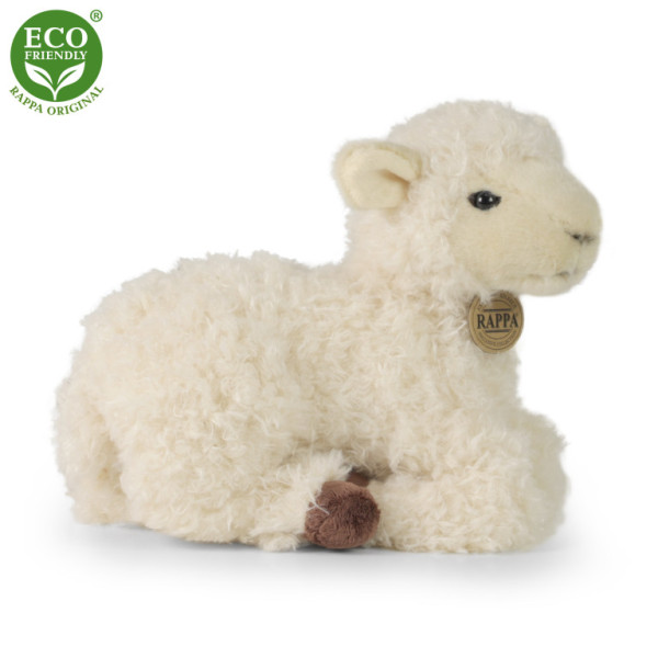 Plyšová ovce ležící 25 cm ECO-FRIENDLY