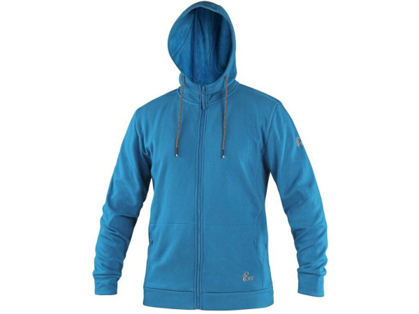 Mikina CXS HARRISON, pánská, středně modrá, vel. 2XL