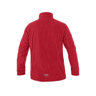 Mikina CXS GRANBY, pánská, fleece, červená