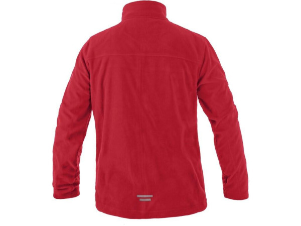 Mikina CXS GRANBY, pánská, fleece, červená, vel. S