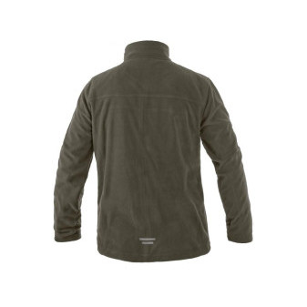 Mikina CXS GRANBY, pánská, fleece, khaki