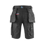Kraťasy CXS LEONIS, pánské, černé s modro/červenými doplňky, vel. 50