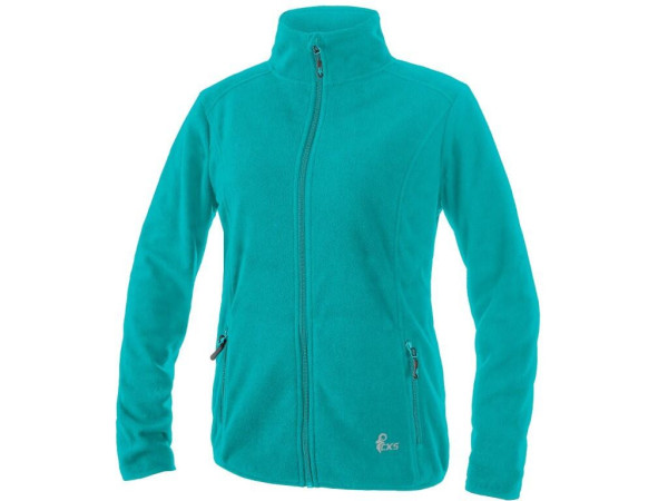 Mikina CXS GRANBY LADY, dámská, tyrkysově zelená, vel. 2XL