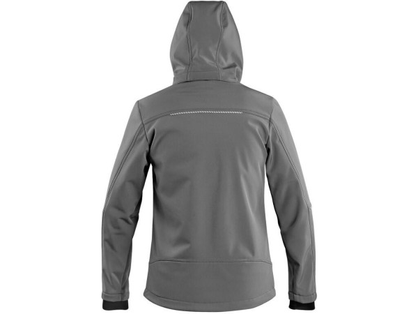 Bunda CXS STRETCH, dámská, softshell, šedá, vel. S