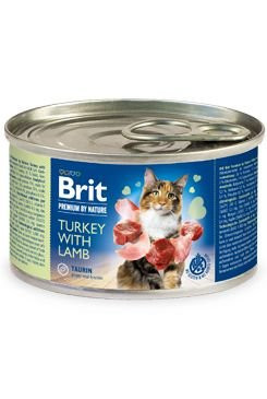 Brit Premium by Nature cat turkey with Lamb 200g