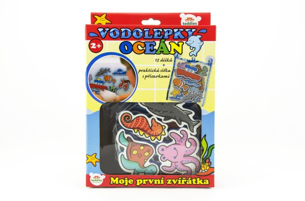 Vodolepky Moje první zvířátka oceán pěnová sada se síťkou 19x27x5cm MPZ