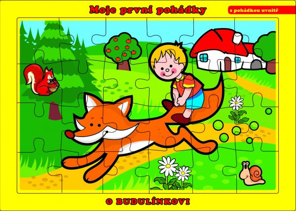 Puzzle deskové O Budulínkovi 26x17cm 24 dílků Moje první pohádky