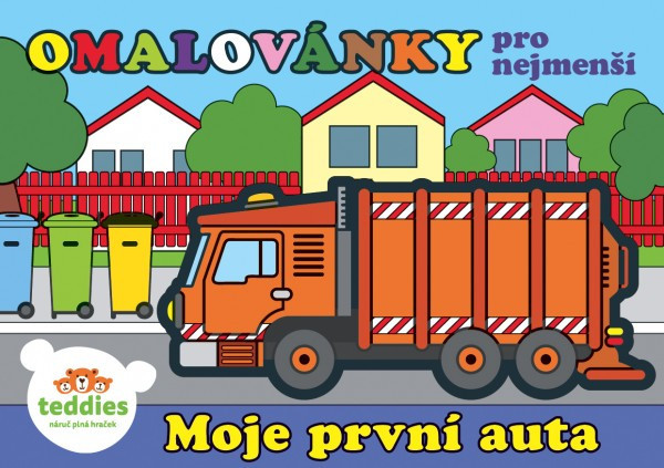 Moje pierwsze samochody kolorowanki 8 arkuszy 21x14,5 cm MPA