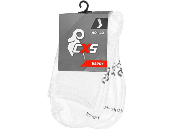 Ponožky CXS VERDE, bílé, 3 páry