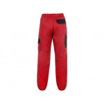 Kalhoty CXS LUXY ELENA, dámské, červeno-černé, vel. 58