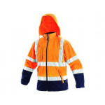 Pánská reflexní bunda DERBY, oranžovo-modrá, vel. 3XL