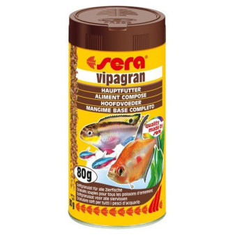 Sera základní krmivo pro okrasné ryby Vipagran 250ml Nature