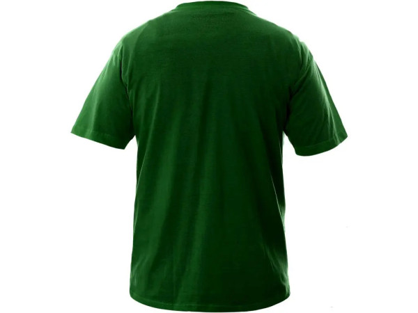 T-shirt CXS DANIEL, krótki rękaw, butelkowa zieleń, rozmiar L