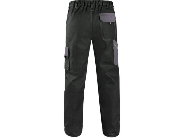 Spodnie CXS LUXY JOSEF, męskie, czarno-szare, rozmiar 48