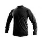 T-shirt CXS PETR, długi rękaw, czarny, rozmiar XL