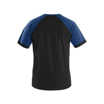 T-shirt CXS OLIVER, krótki rękaw, czarno-niebieski