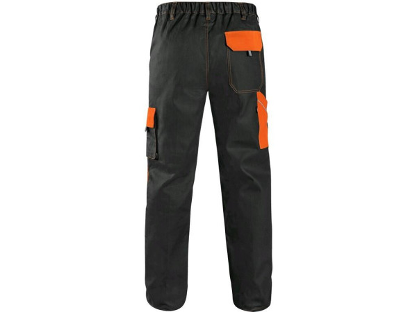 Kalhoty CXS LUXY JOSEF, pánské, černo-oranžové, vel. 46