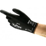 Rękawiczki ANSELL HYFLEX 48-101, zanurzone w poliuretanie, rozmiar 08