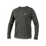 Tričko CXS ACTIVE, funkční, dlouhý rukáv, pánské, šedé, vel. XL