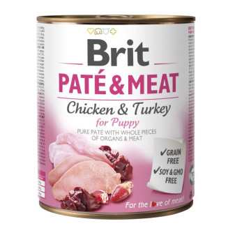Pasztet Brit & Meat Puppy w puszce 800 g